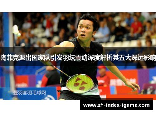 陶菲克退出国家队引发羽坛震动深度解析其五大深远影响